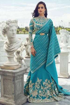 Draped Turquoise By Suffuse
