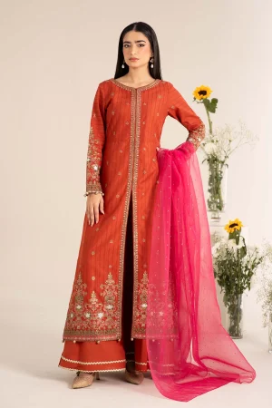 3 Piece Embroidered Lawn Suit DW EF25 21