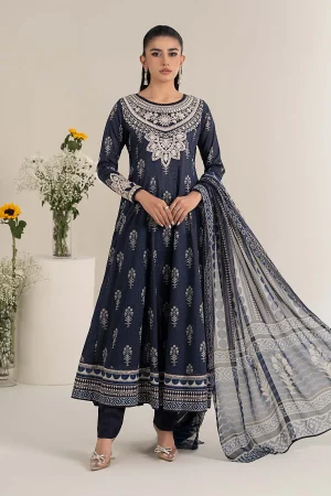 3 Piece Printed Lawn Suit DW EF25 22