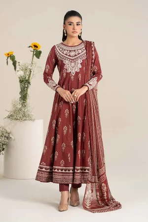 3 Piece Printed Lawn Suit DW EF25 22