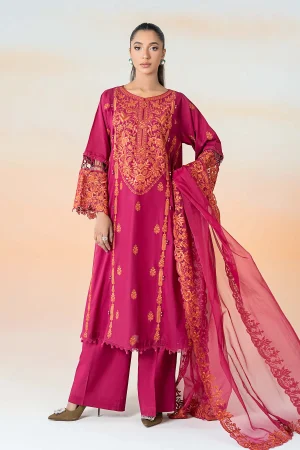 3 Piece Embroidered Lawn Suit DW EF25 95