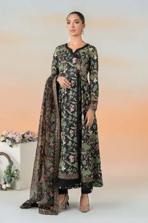 3 Piece Printed Lawn Suit DW EF25 90