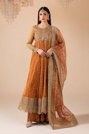 3 Piece Embroidered Net Suit SF W24 13R1 By Maria B
