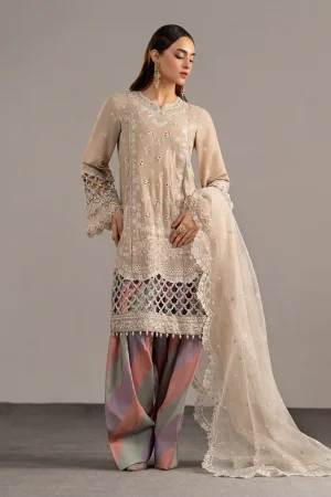 3 Piece Embroidered Velvet Suit SF W25 33 By Maria B