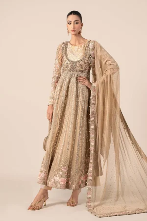 3 Piece Embroidered Organza Suit SF EF25 43 By Maria B