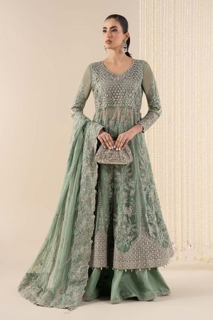 3 Piece Embroidered Net Suit SF W25 52 By Maria B