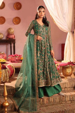 3 Piece Embroidered Net Suit SF W25 61By Maria B
